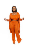 3 Piece Rust Crop Set